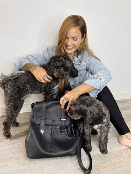 Agnes Black Vegan Backpack