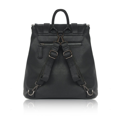 Agnes Black Vegan Backpack